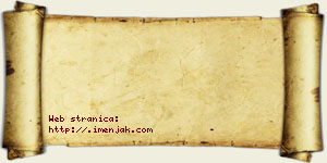 Andjelina Mandarić vizit kartica